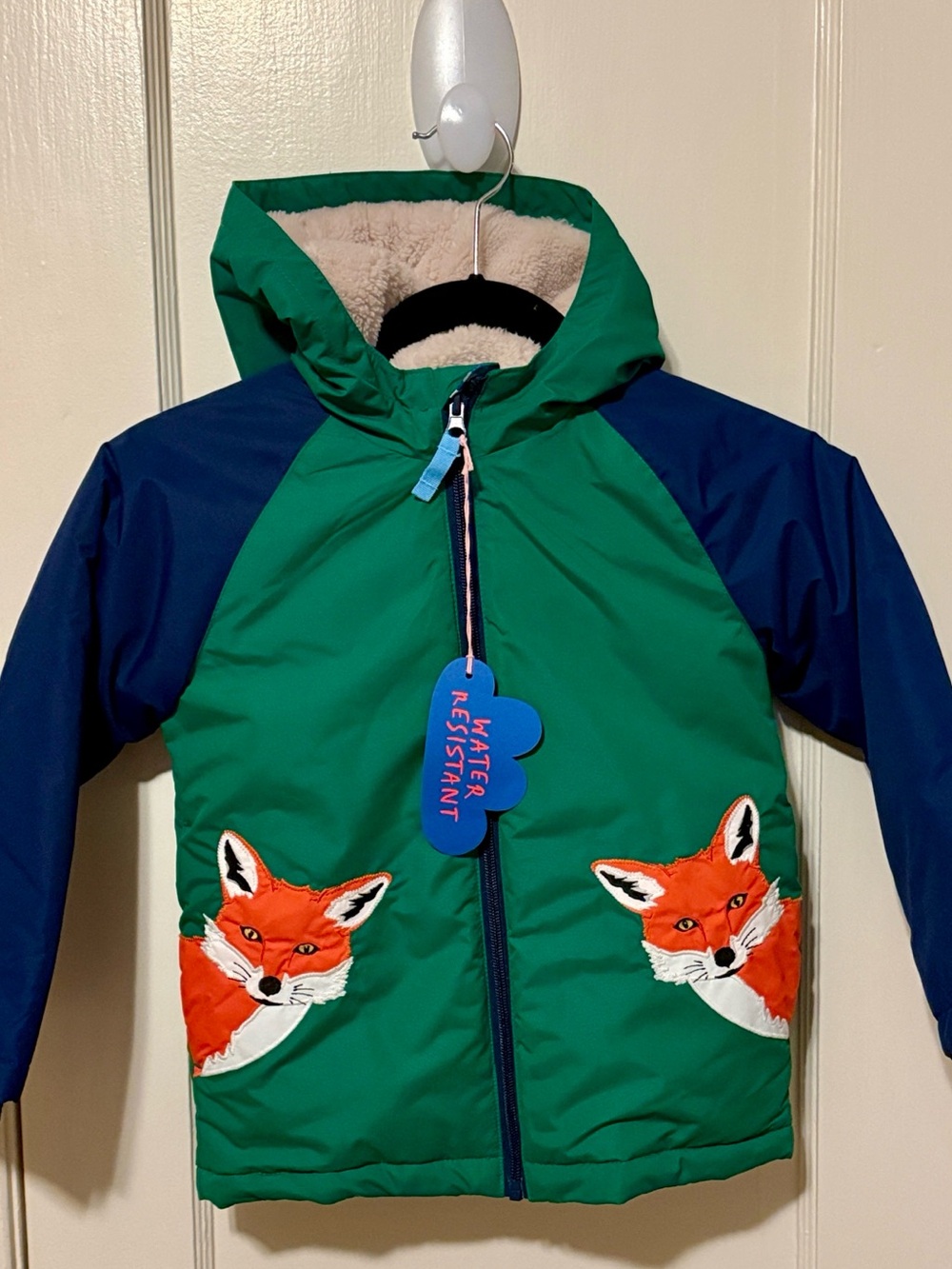 [New] Kids' High Pile Fleece Lined Jacket In Highland Green - Fox Pockets